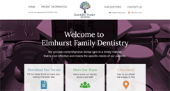 Desktop Screenshot of elmhurstfamilydentistry.com